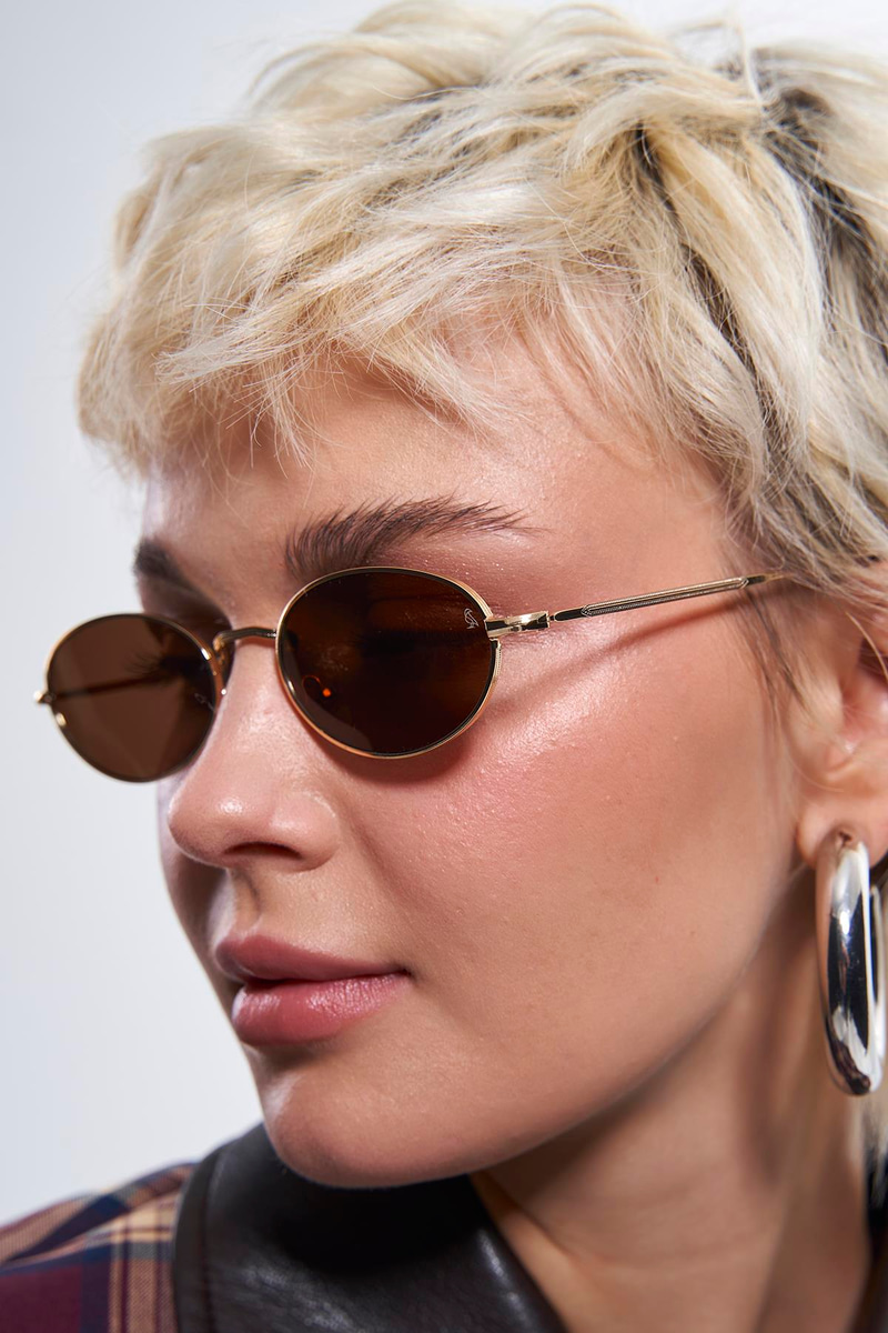 Cody Gold Brown Güneş Gözlüğü