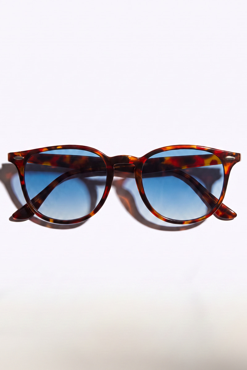 Cory Leopard Blue Degrade Erkek Güneş Gözlüğü