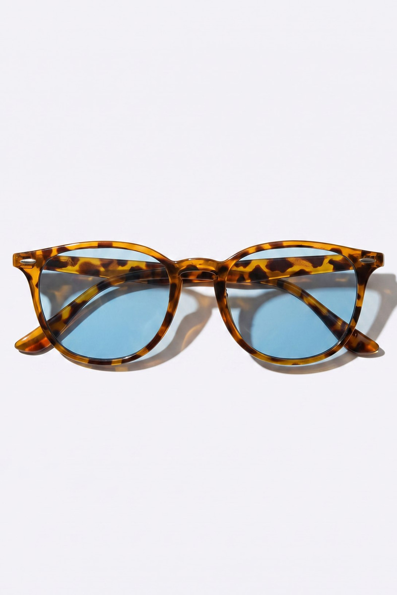 Cory Leopard Blue Güneş Gözlüğü