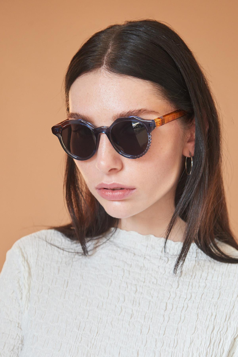 Daisy Navy Orange Black Güneş Gözlüğü