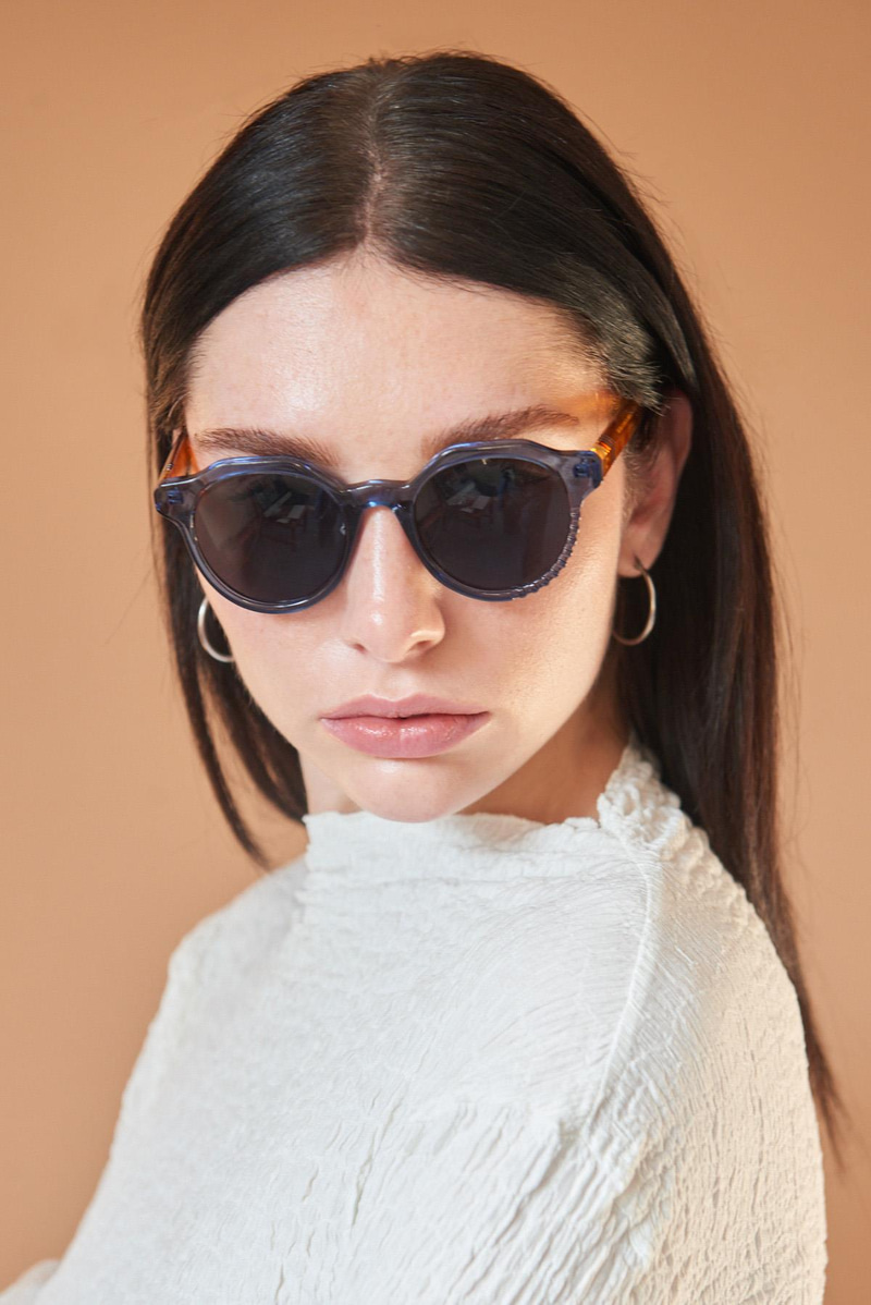 Daisy Navy Orange Black Güneş Gözlüğü