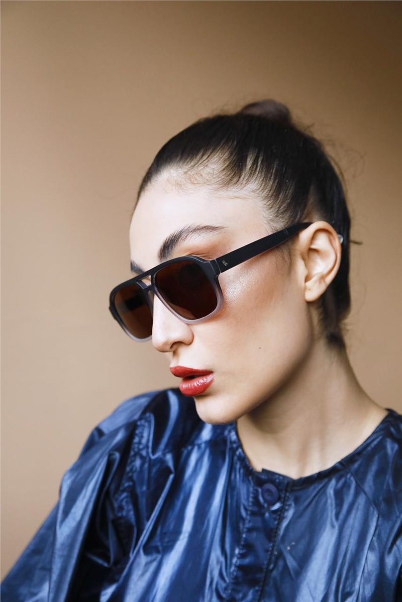 Debbie Matt Black Clear Brown Güneş Gözlüğü