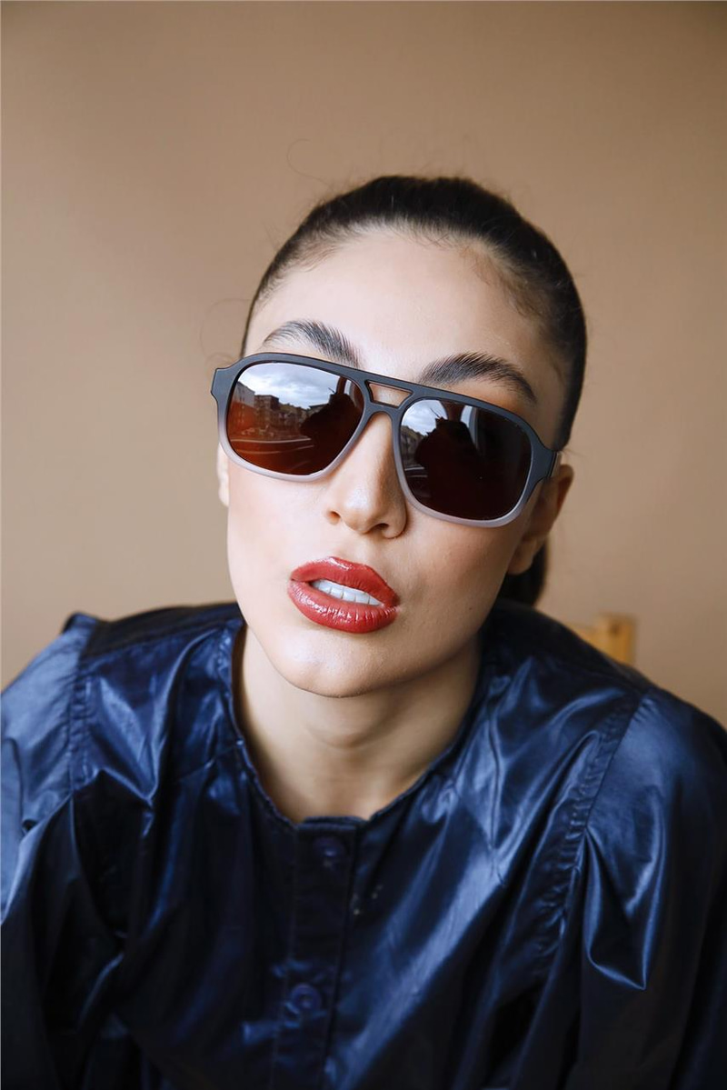 Debbie Matt Black Clear Brown Güneş Gözlüğü
