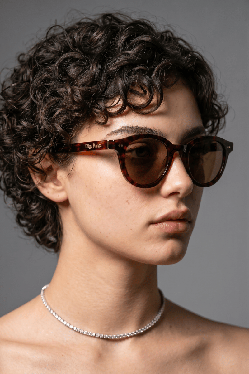 Delvora Leopard Brown Güneş Gözlüğü
