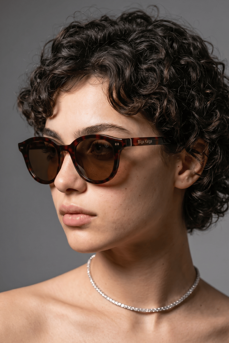 Delvora Leopard Brown Güneş Gözlüğü