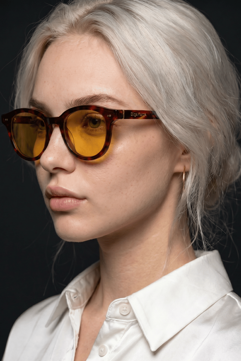 Delvora Leopard Yellow Güneş Gözlüğü