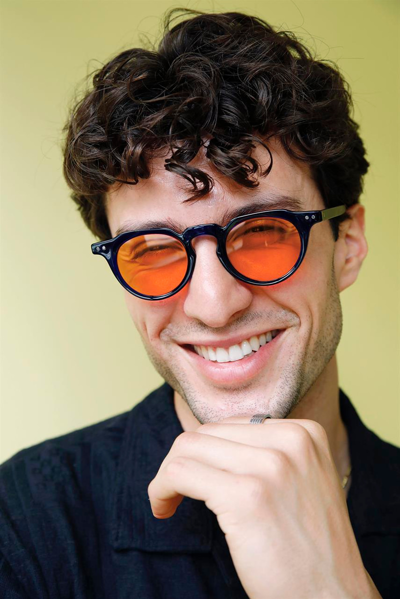 Descartes Navy Orange Erkek Güneş Gözlüğü