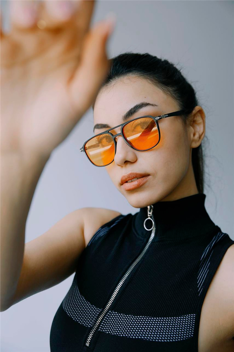 Dilhiara Black Orange Güneş Gözlüğü