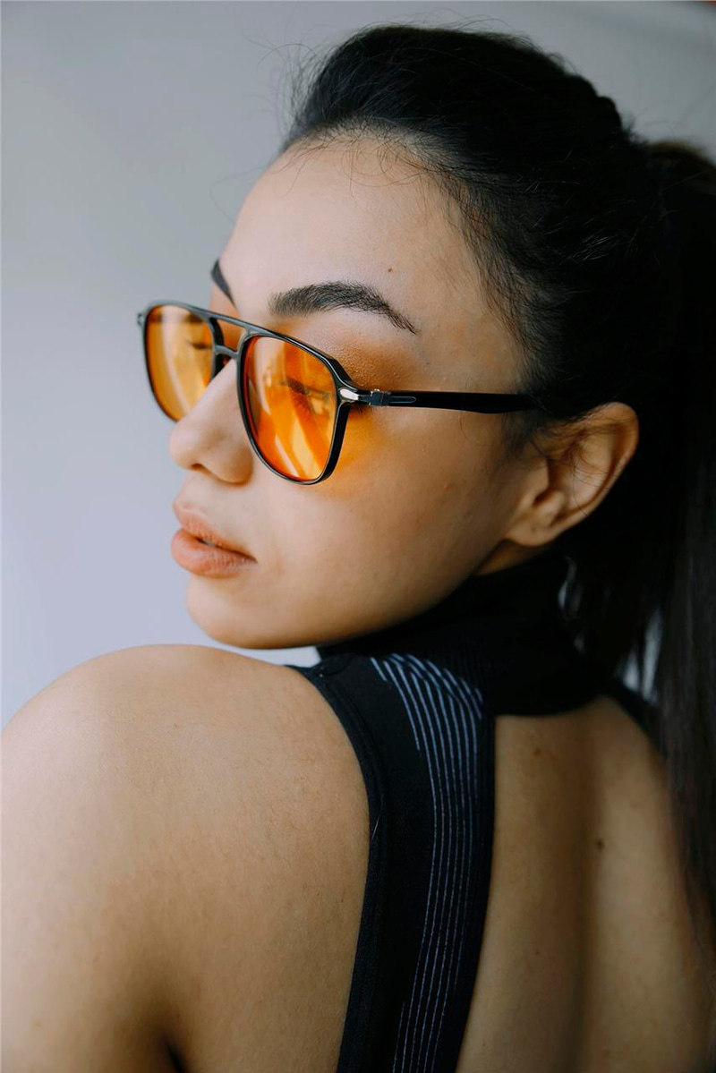 Dilhiara Black Orange Güneş Gözlüğü