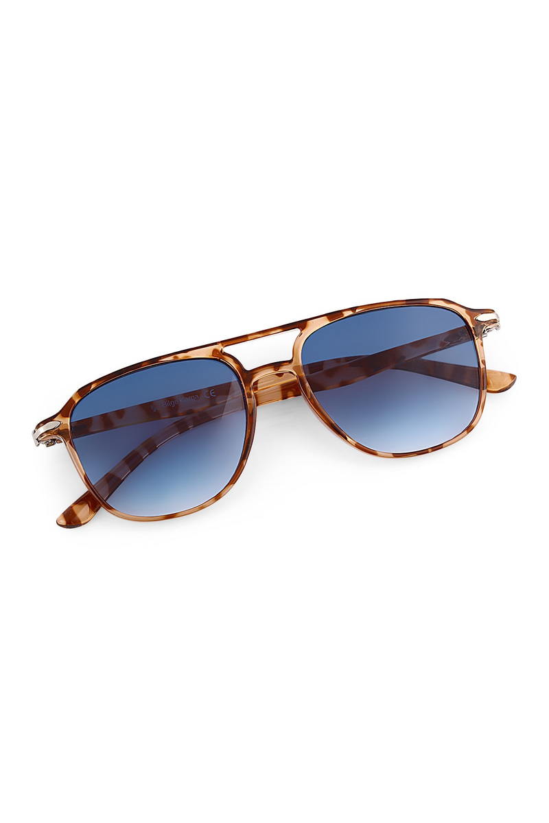Dilhiara Leopard Blue Güneş Gözlüğü
