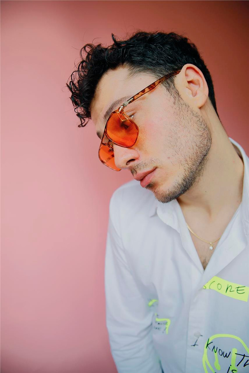 Dilhiara Leopard Orange Erkek Güneş Gözlüğü