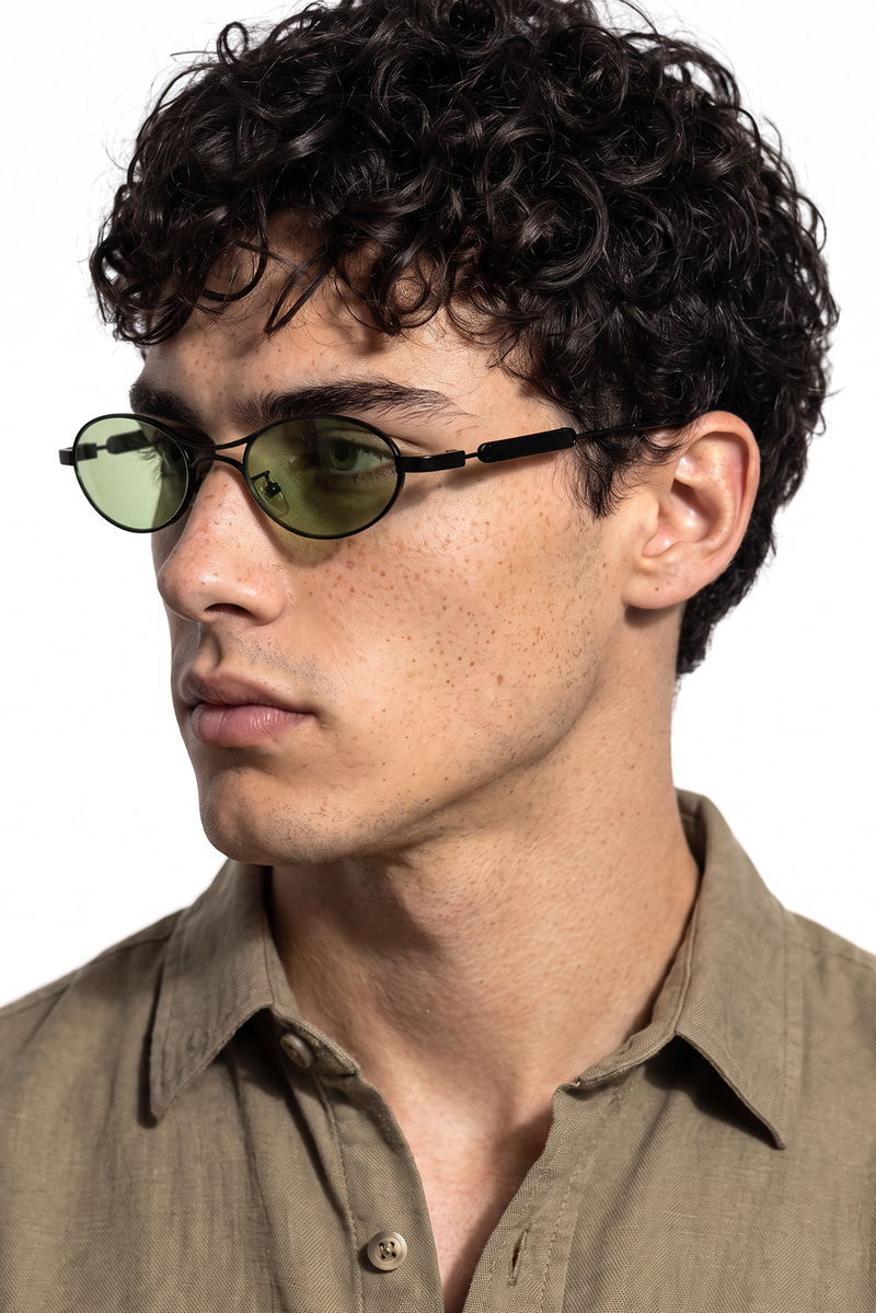 Dorian Black Green Erkek Güneş Gözlüğü