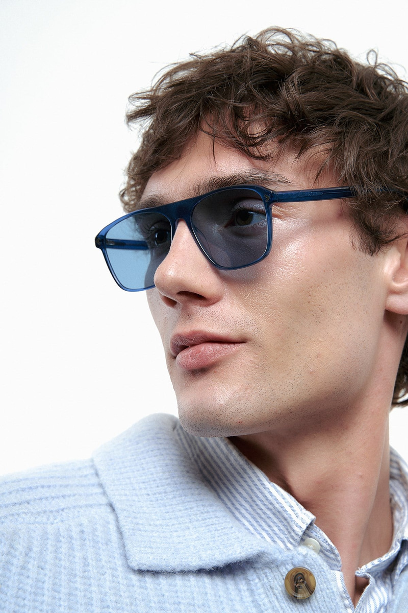 Dorsey Navy Blue Erkek Güneş Gözlüğü