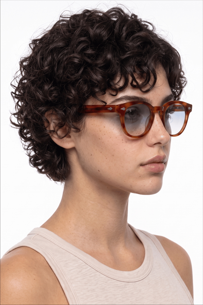 Dunke Leopard Blue Degrade Photochromic Güneş Gözlüğü