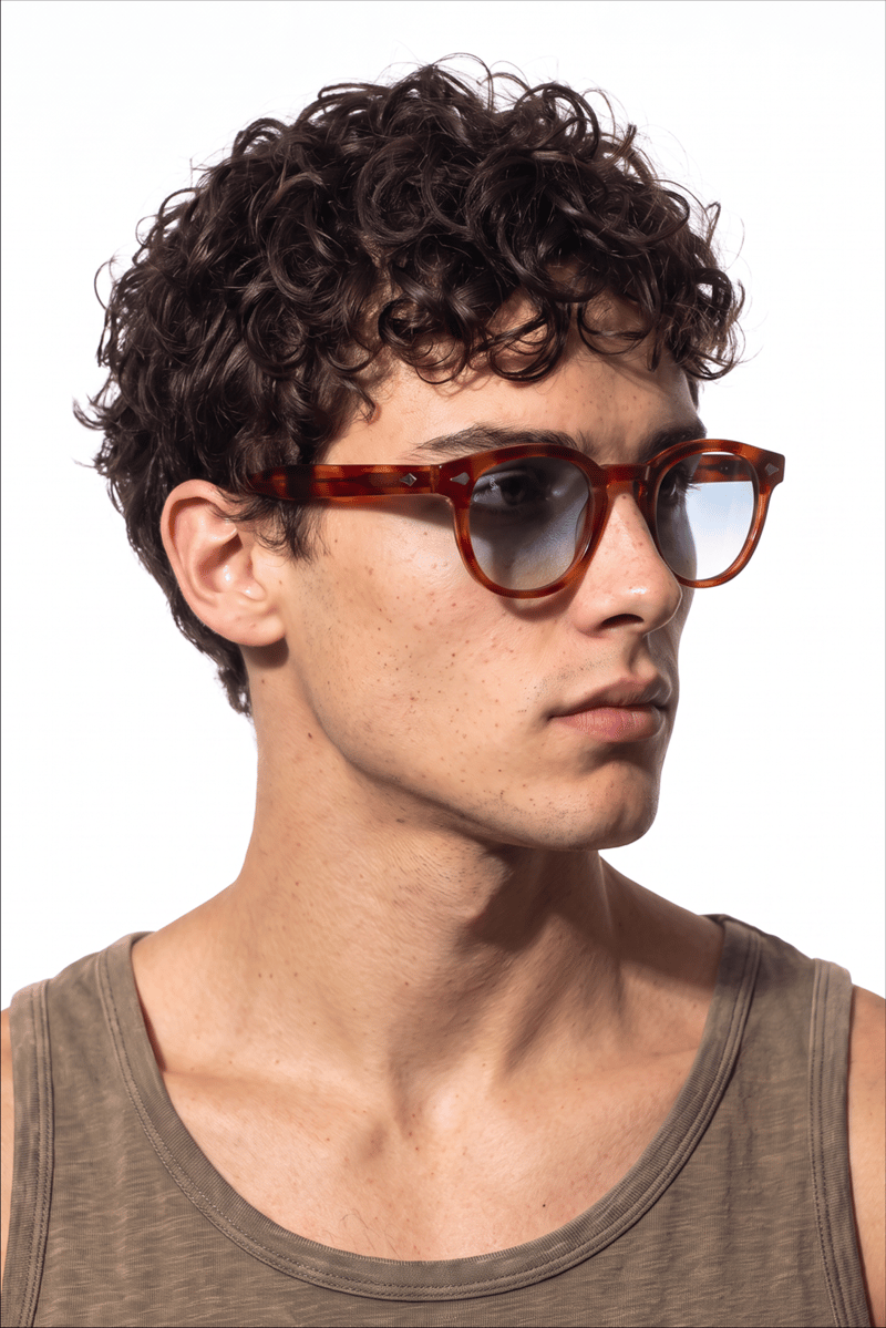Dunke Leopard Blue Degrade Photochromic Erkek Güneş Gözlüğü