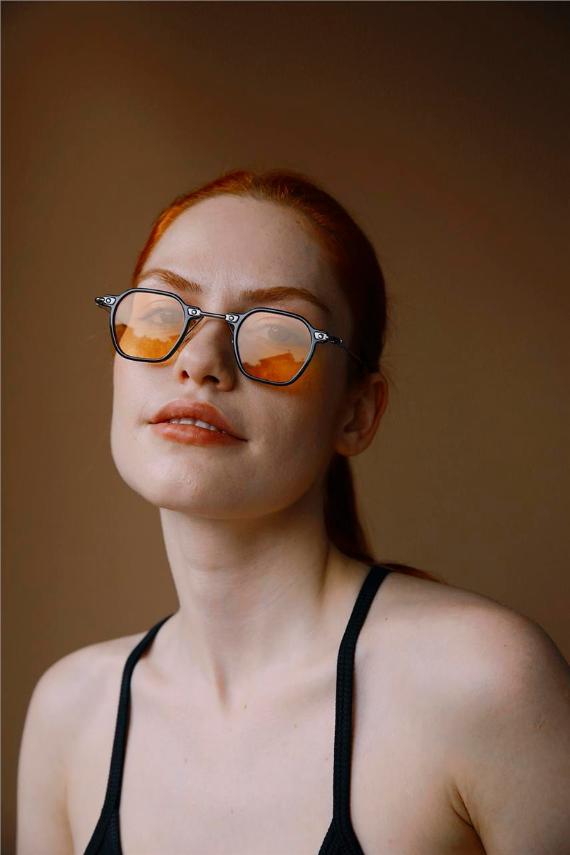 Ealef Black Orange Güneş Gözlüğü