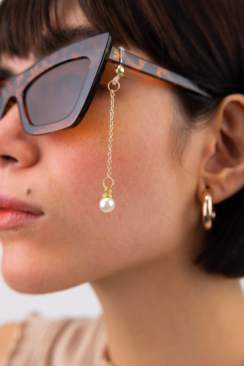 Earring 3 Gözlük Küpesi
