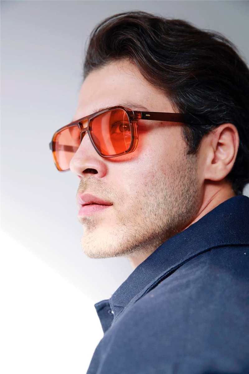 Egesta Brown Orange Erkek Güneş Gözlüğü