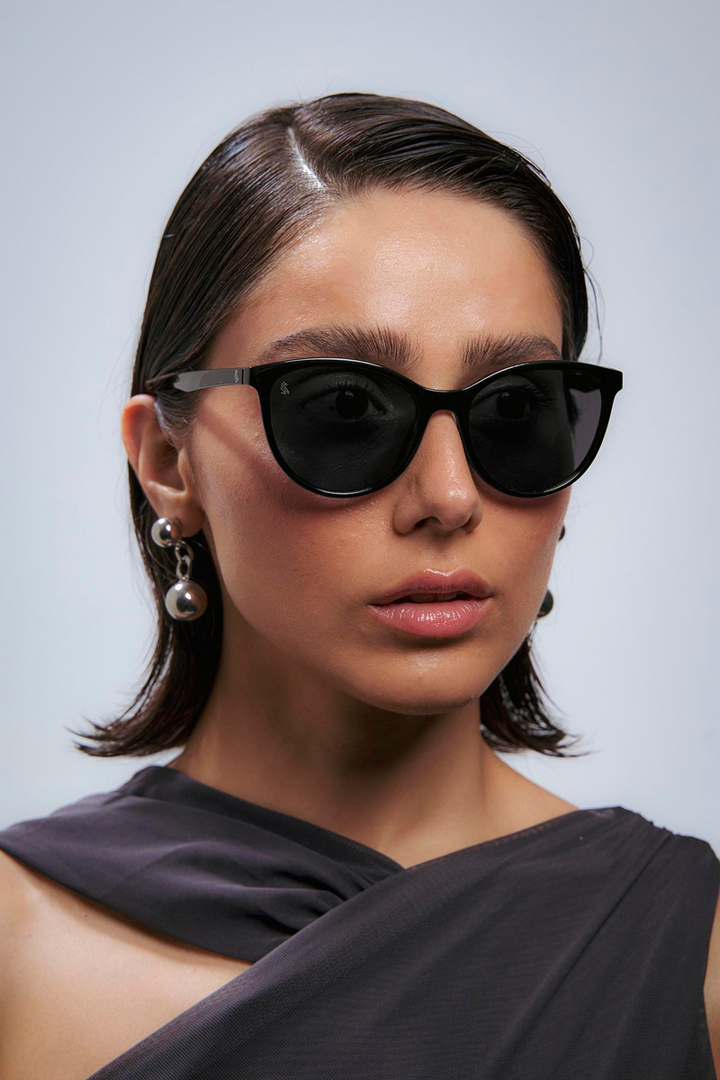 Eleanor Black Black Güneş Gözlüğü