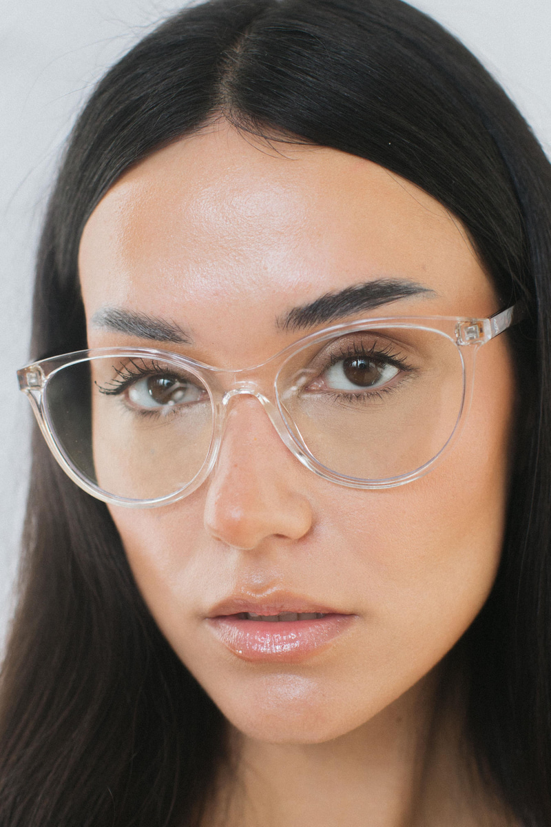 Eleanor Clear Leopard Mavi Işık Koruyucu Gözlük