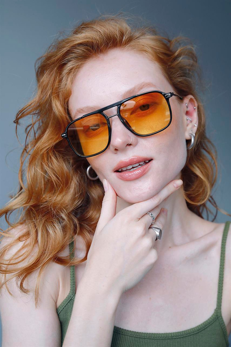 Elise Black Orange Güneş Gözlüğü