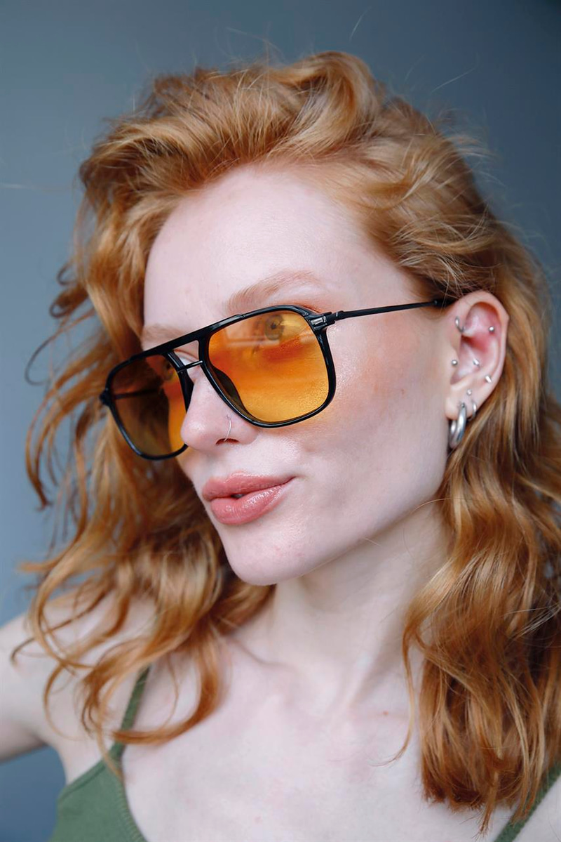 Elise Black Orange Güneş Gözlüğü