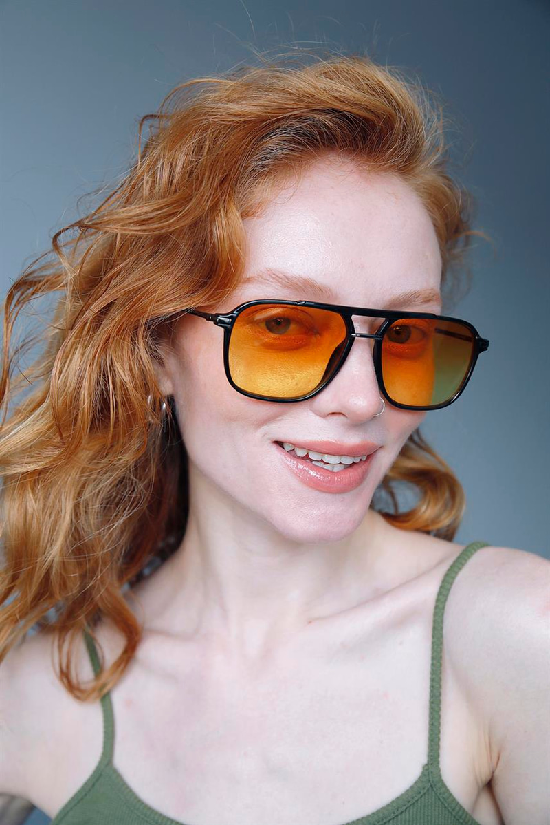 Elise Black Orange Güneş Gözlüğü