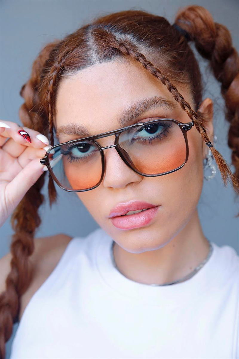 Elise Grey Blue Orange Güneş Gözlüğü