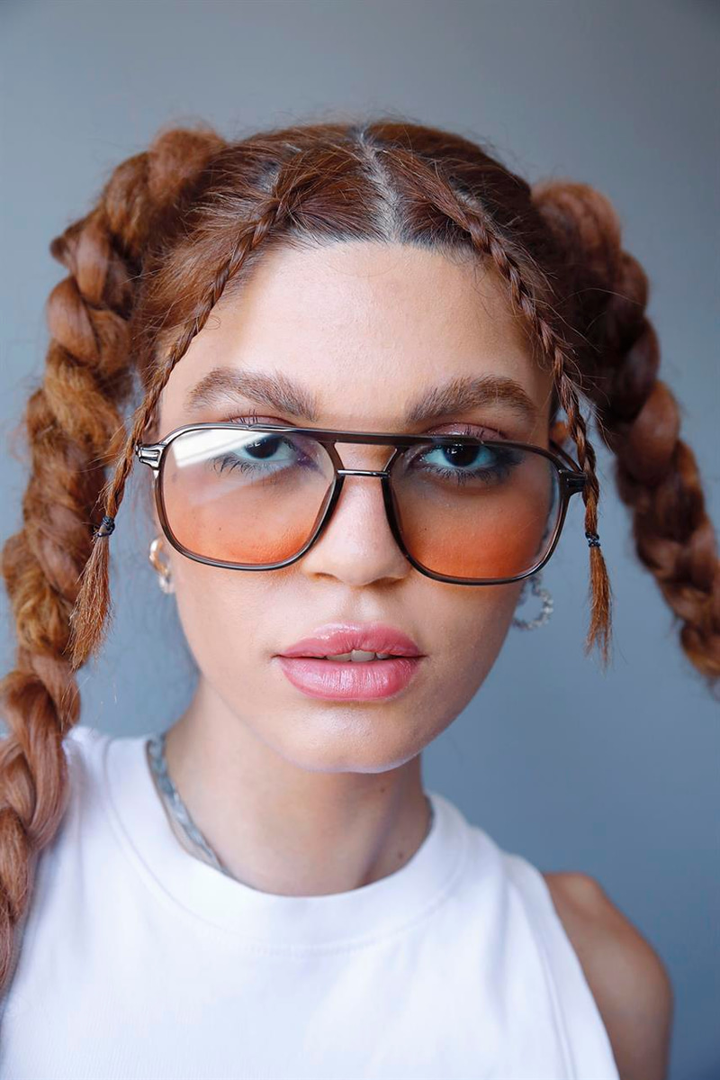 Elise Grey Blue Orange Güneş Gözlüğü