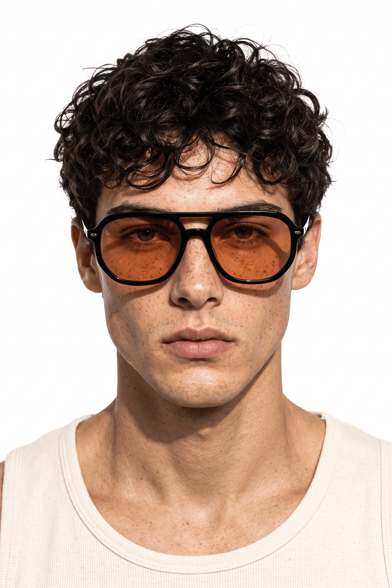 Elvis Black Orange Erkek Güneş Gözlüğü