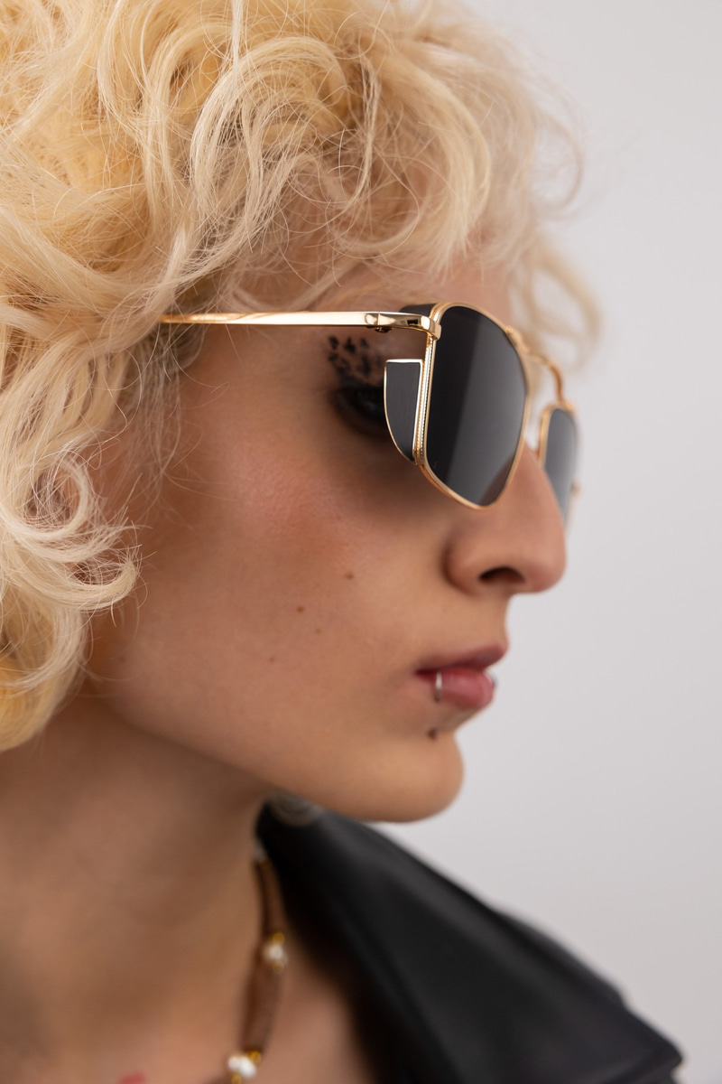Emma Gold Black Güneş Gözlüğü