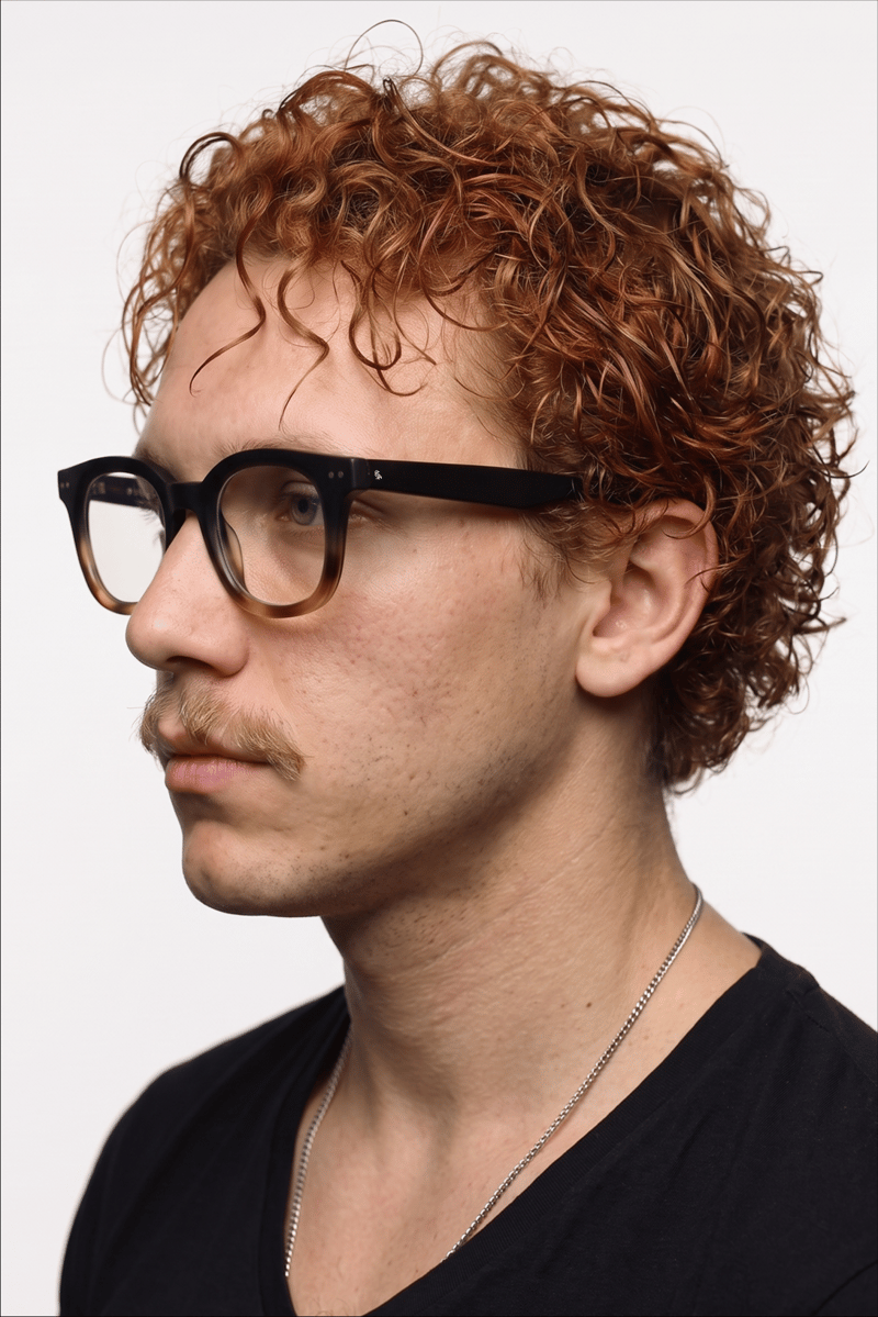 Eslovia Matt Black Leopard Blue Erkek Photochromic Güneş Gözlüğü