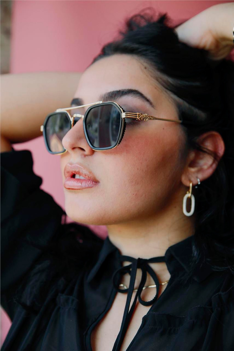 Evie Gold Black Güneş Gözlüğü