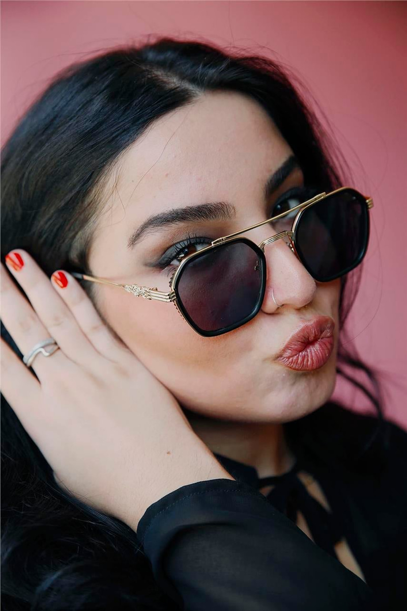 Evie Gold Black Güneş Gözlüğü