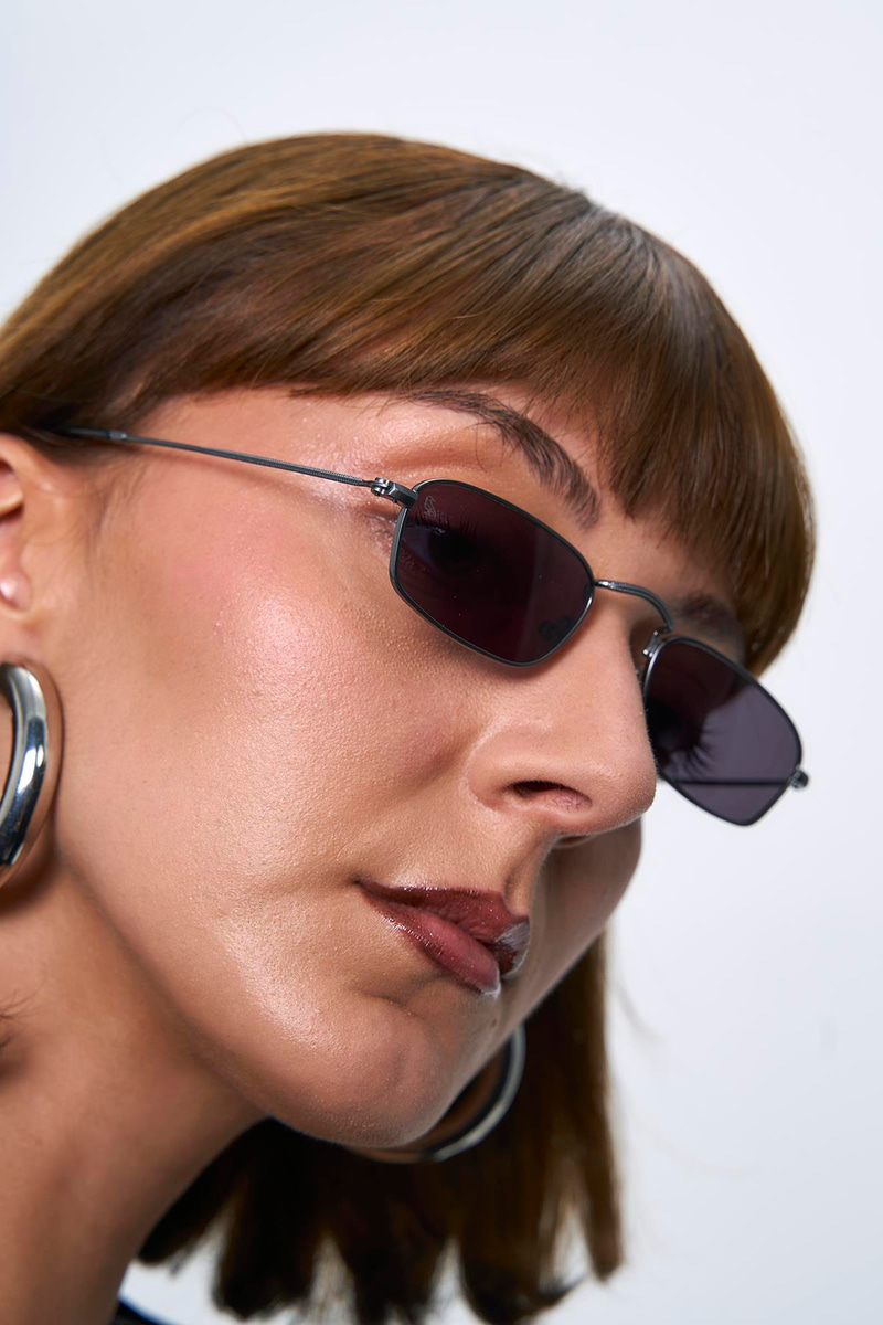 Felicity Silver Black Güneş Gözlüğü