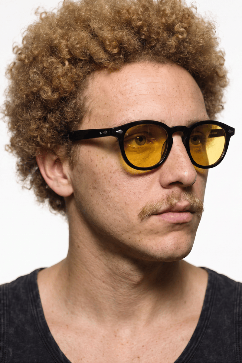 Firoz Black Yellow Erkek Photochromic Güneş Gözlüğü