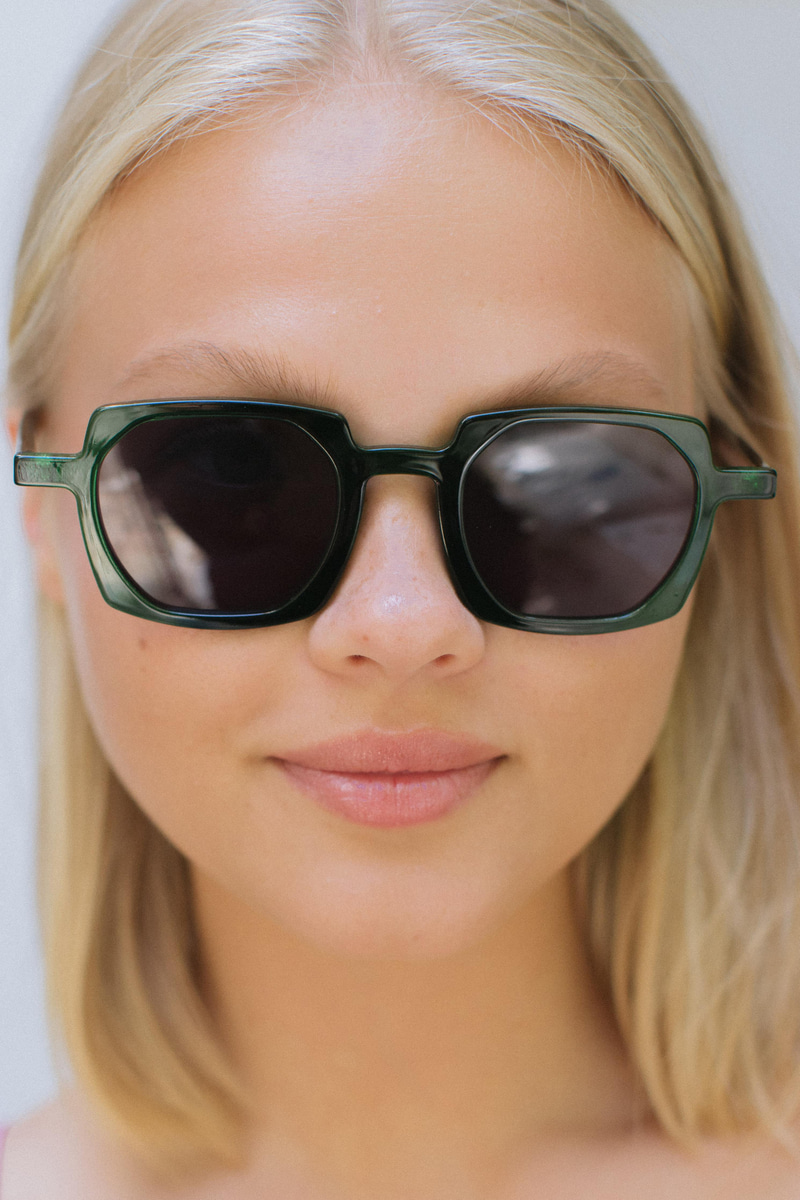 Flamingo Green Black Güneş Gözlüğü