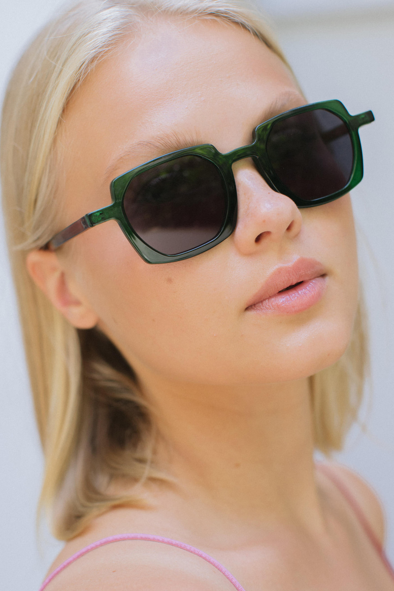 Flamingo Green Black Güneş Gözlüğü