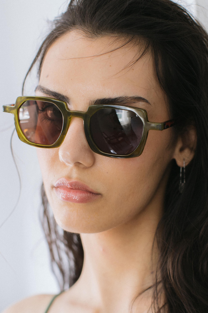 Flamingo Olive Brown Güneş Gözlüğü