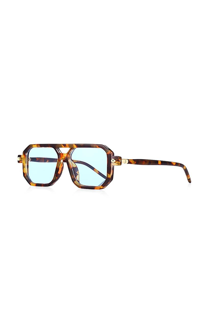 Fyodor Leopard Blue Güneş Gözlüğü