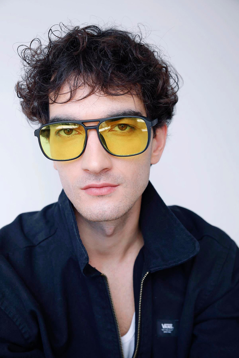 Grant Matt Black Yellow Erkek Güneş Gözlüğü