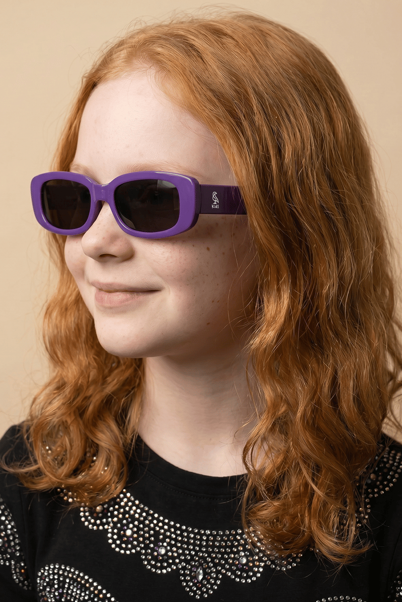 Heyo Dark Purple Black Kız Çocuk Güneş Gözlüğü