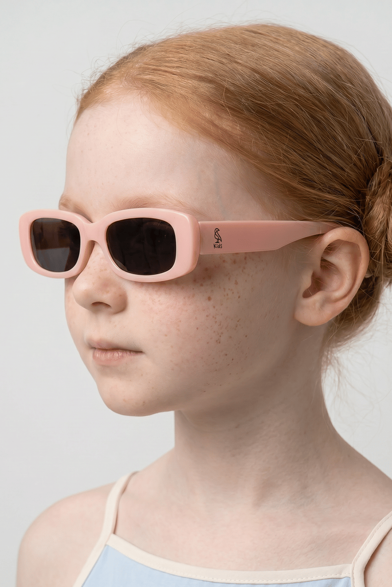 Heyo Light Pink Black Kız Çocuk Güneş Gözlüğü