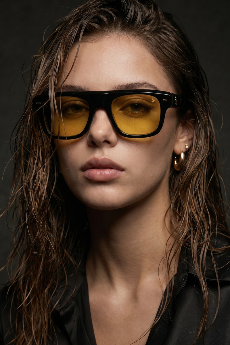 Hivon Black Yellow Güneş Gözlüğü