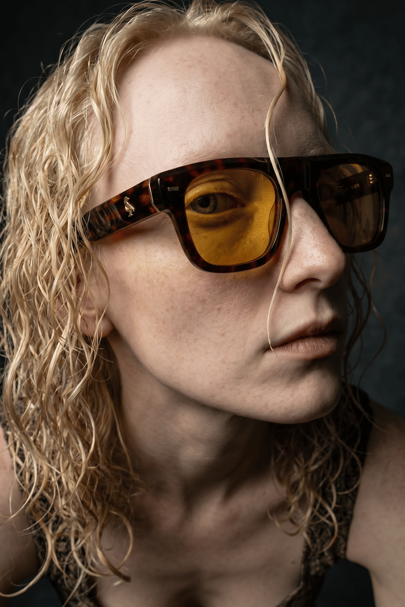 Hivon Leopard Yellow Güneş Gözlüğü