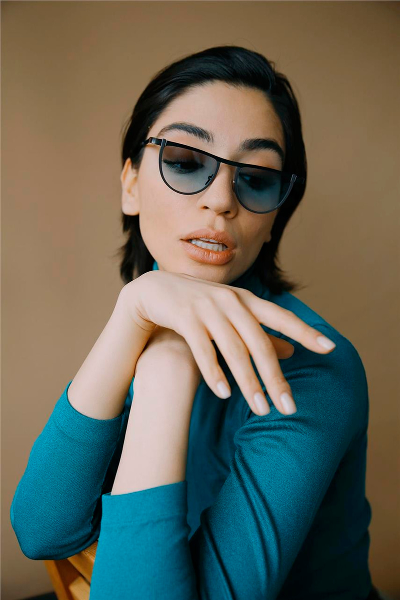 Irina Black Green Güneş Gözlüğü