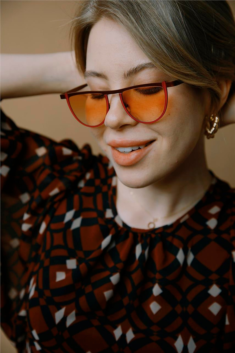 Irina Red Orange Güneş Gözlüğü