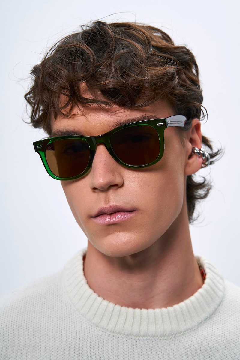 Jack Green Leopard Brown Erkek Güneş Gözlüğü