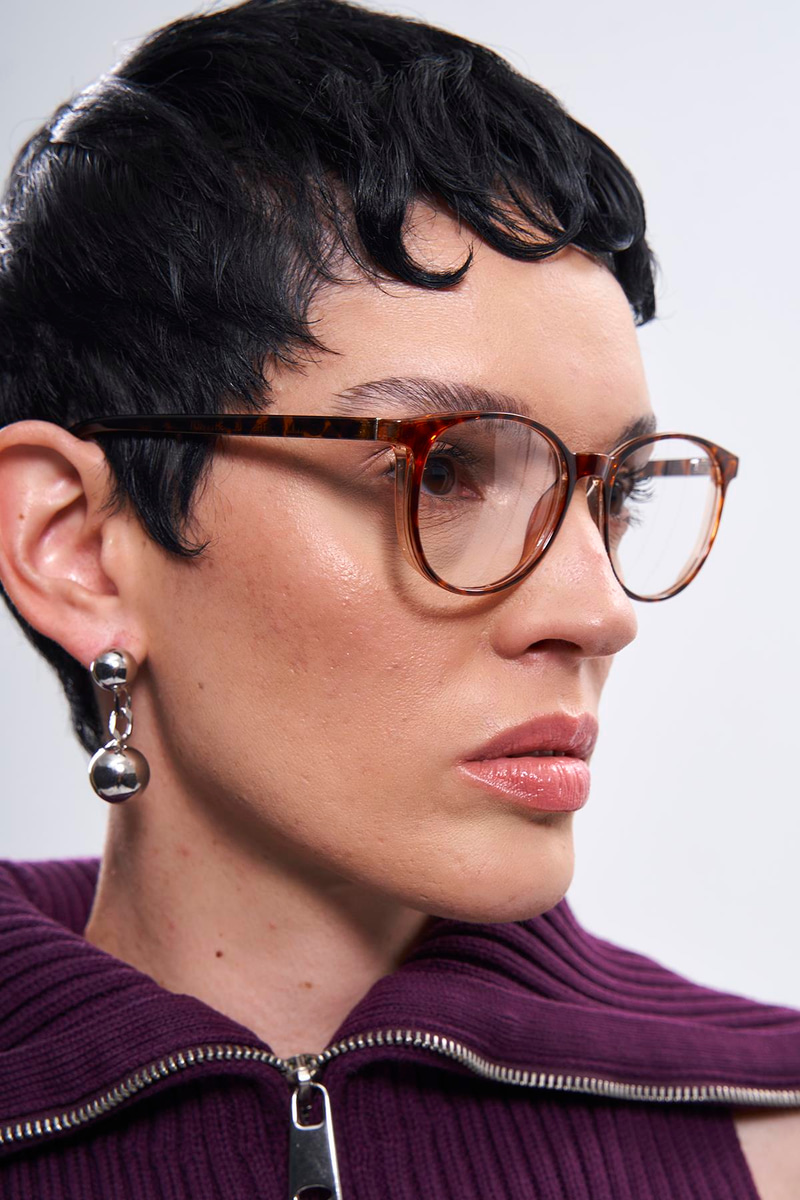 Janet Leopard Mavi Işık Koruyucu Gözlük
