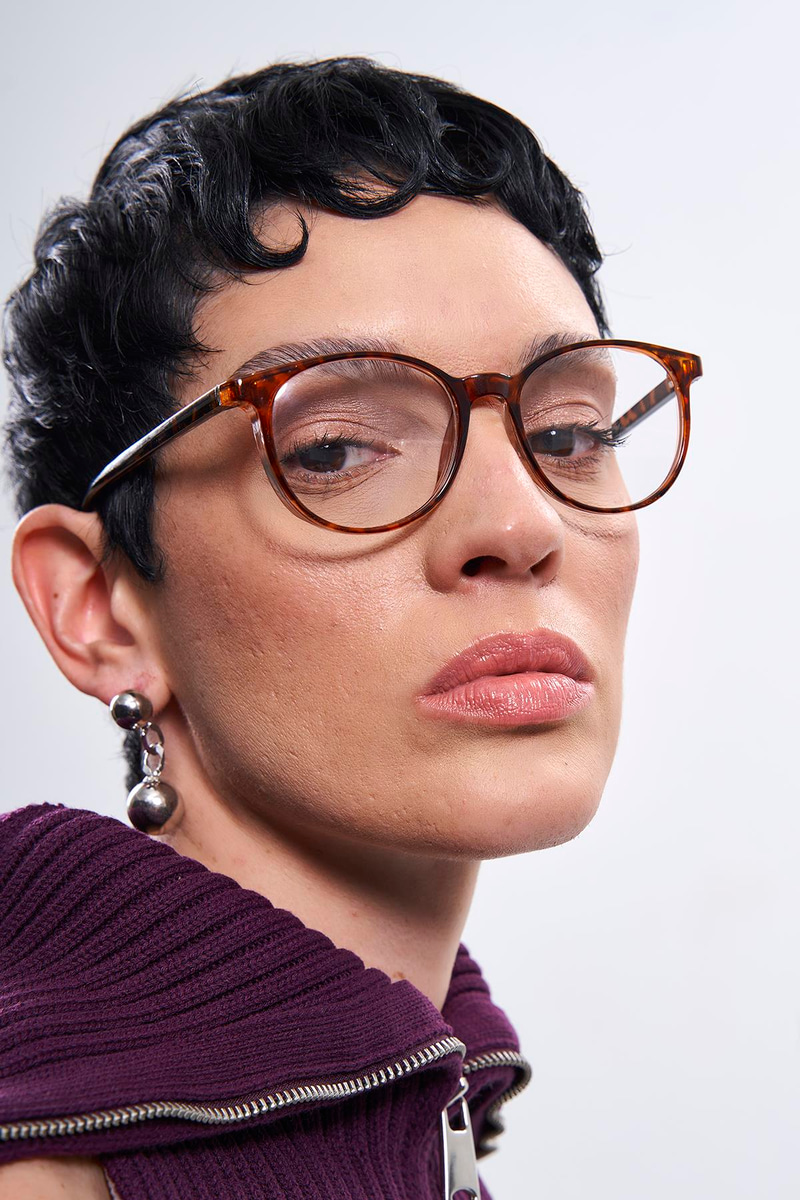 Janet Leopard Mavi Işık Koruyucu Gözlük